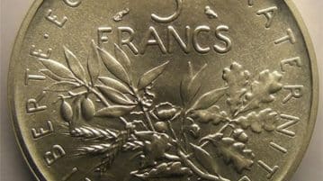Tout savoir sur la pièce de 5 francs en argent